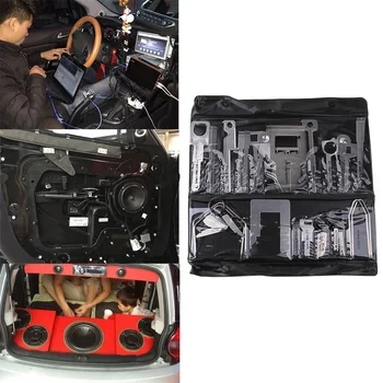 38Pcs/Set Vozidla Auto Stereo Rádio Uvoľnenie, Odstránenie Nástroje Tlačidlo Súpravy s Bag Kenwood Nástroj vhodný pre Benz Ford