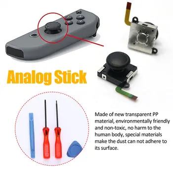3D Analog Gamepad Palec Stick pre Nintend Prepínač NS Radosť Con pre Joystic Snímača Modul Opravy Nástroj pre Nahradenie JoyCon