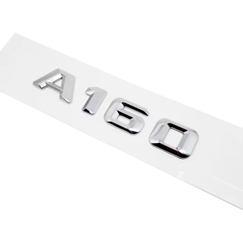 3D Chrome Kovové Čísla Logo Nálepky Auto Zadný Kufor Príslušenstvo Pre Mercedes Benz AMG A140 A45 A160 A180 A200 A220 A250 A260