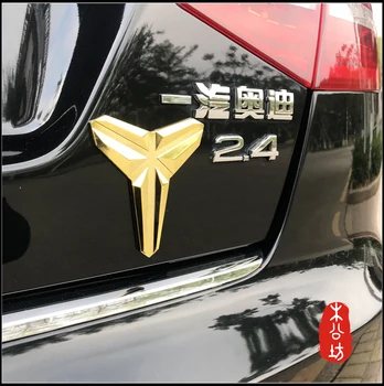 3D Kovov Kobe Bryant mamba logo Auta Znak Nálepky Chrome Auto Odznak Nálepky Nárazníka Kotúča, pre Vozidla SUV Truck Motocykel