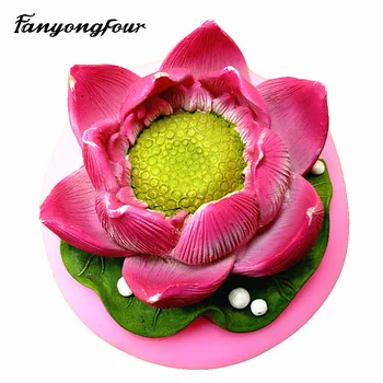 3D Kvety Silikónové Formy Tortu Formovať Čokoládu Sadrové Sviečka Mydlo Candy Formy Kuchyňa Pečenie Doprava Zadarmo