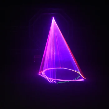 3D laserové svetlo RGB farebné DMX 512 Skener Dataprojektor Xmas Party DJ, Disco Show, Svetlá klub hudobné vybavenie Lúč Pohybujú Ray Fáze
