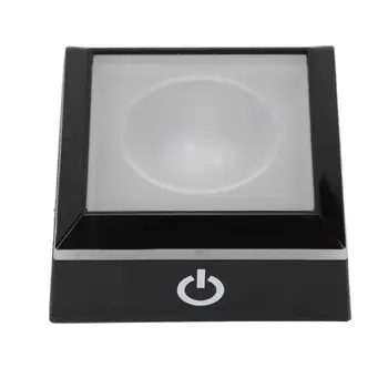 3D LED Svetlo Base Displeja, Stojan Námestie Multicolor pre Crystal Glass Decor