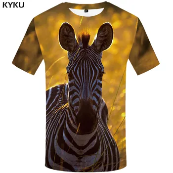 3d Tričko Kôň T shirt Mužov Zvierat Tshirts Bežné Zebra T-shirts 3d Krásne Anime Šaty Vtipné Tričko Printed Pánske Oblečenie