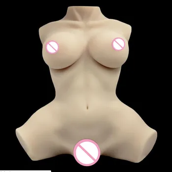 3D Veľké prsia Plné Silikónové Polovicu Tela tpe Sex Bábika s kostra Realistické Vagíny A Análneho Dospelých Produkty muž láska bábika pre mužov