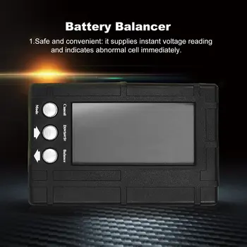 3in1 Batérie Balancer RC Časti LiPo/LiFe 2-6 Vyvažovanie Discharger Napätie Meter Tester LCD Obrazovke Registra Konektor JST forRC