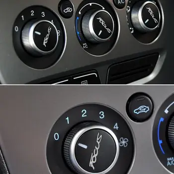 3ks Auto, klimatizácia, Kúrenie Ovládací Gombík Spínač Kryt Výzdoba pre Ford Focus