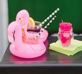 3ks Mini Nafukovacie Flamingo Nápojov Držiak Držiak Bazéne Pláva v Lete Plávanie Strany Vody Zábavné Hračky Pre Dospelých, Deti