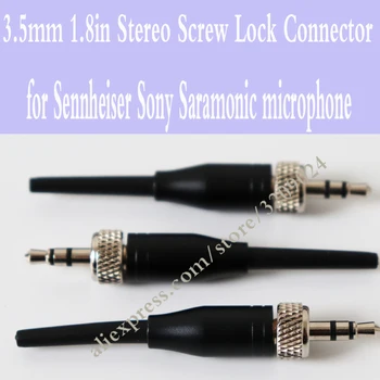 3KS Nové Mini 3,5 mm Skrutka Zámok Stereo Jack Plug Spájkovanie Audio Jack pre Mikrofón Sennheiser DIY Stereo Slúchadlá Slúchadlá Mikrofón