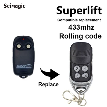 3ks SUPERLIFT Garáž Príkaz Brána na Diaľkové Ovládanie 433.92 MHz Rolling Code Vysielač