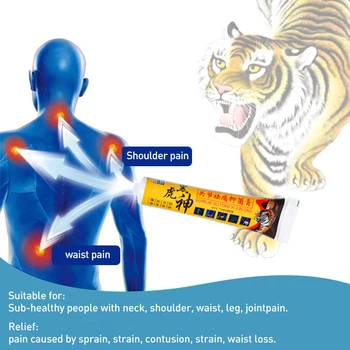 3ks Tiger Balzam Masť Spoločné Späť Bolesť Striedajúci Patch Reumatoidnej Artritídy Analgetický Krém Lekárske Omietky Zdravotnej Starostlivosti D2796