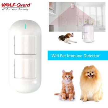 3ks Vlk-Stráže Tuya Bezdrôtový Wifi Detektor Smart Dual Pet imunita PIR Snímač domáci Alarm Kompatibilný so Alexa & Google App