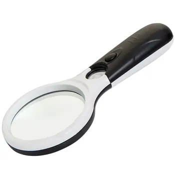 3LED Svetlo 45X Ručný Mini Pocket Lupa Mikroskop Čítanie Mapy Zväčšovacie Noviny Sledovať Opravu Skla Objektívu Šperky Loupe