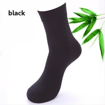 3pair pánske bambusové vlákno bavlnené Ponožky pre jar jeseň muž bežné podnikanie v trubice Ponožky muž muž vysoká kvalita zdravia sox