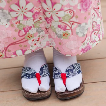 3Pairs/Veľa Japonský Štýl Tabi Prst Ponožky Bavlna Muži Ženy Bambusové Vlákno Dezodorant Priedušná Samostatné Kimono Flip FlopTwo Prsty
