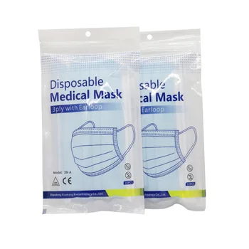 3ply 100 Ks Chirurgické Jednorazových Zdravotníckych Masku na Tvár Zapečatené Taška Zdravie Masky s Filtrom Ochrana Masque Medica Mascarilla Masque