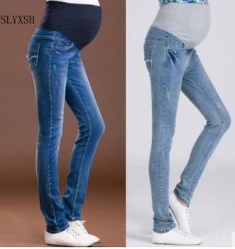 3XL Plus Veľkosť Elastický Pás Bavlna Materskej Džínsy, Nohavice Na Tehotenstvo, Oblečenie Pre Tehotné Ženy Leginy Jeseň Zima