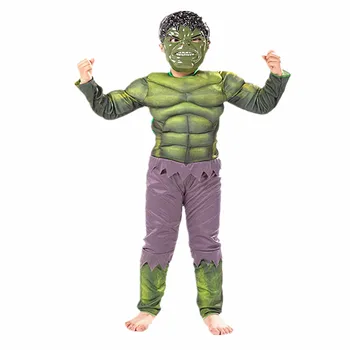 4-12Y Dieťa Hulk Päsť Plyšové Rukavice Cosplay Vykonanie Fantasy Štít Rekvizity HalloweenToys Deti Darček