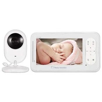 4.3 Inch Babycam Baby Monitory 4.3 palcový LCD displej, Uspávanky Teplota monitor 2 spôsob, ako hovoriť INFRAČERVENÉ Nočné videnie Opatrovateľky Fotoaparát