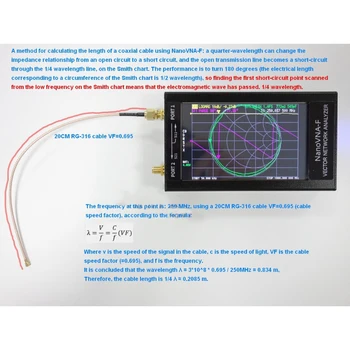 4.3 IPS LCD Displej NanoVNA-F VNA SWR Meter VHF UHF Anténa Analyzátor So Prípade Vstavané 5000mah Batérie
