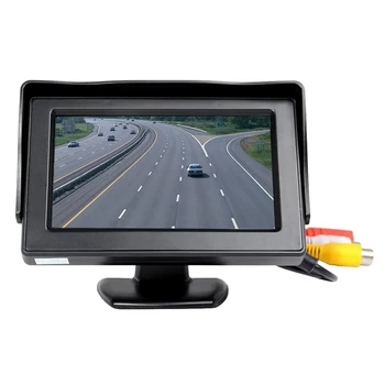 4.3 Palce, Automobilové HD Zozadu Digitálny Displej LCD Farebný Displej Auto Zadné View Monitor Sn s 2 AV Vstup pre Auta Zozadu Cam