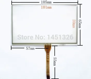4.3 palcový NOVÝ Dotykový LCD displej vlastnoručný Obrazovke Digitalizátorom. 105mm*65mm