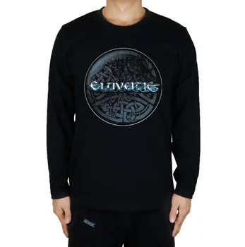 4 druhy Eluveitie Rock plný dlhým rukávom Značky čierne tričko mma fitness Viking Folk Metal Bavlna streetwear skateboard Prispôsobiť