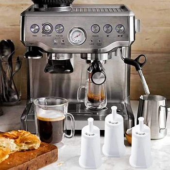 4 Pack Náhradné Vodný Filter pre Breville Claro Swiss Espresso CoffeeMachine - Porovnať Časť BES008WHT0NUC1