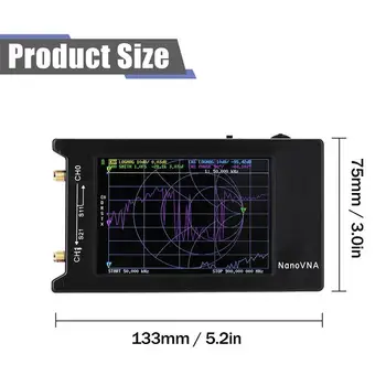 4-palcový Dotykový Displej 1,5 GHz Vektor Veľký Displej Analyzátora Siete Anténa Krátke Vlny Vektor Analyzátora Siete