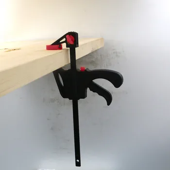 4 Palcový Pevný Klip Tesárstvo Bar F Svorka Grip Ratchet Vydania Squeeze DIY Strane Tesár Nástroj Svorky Pre Lepenie Projekty#30
