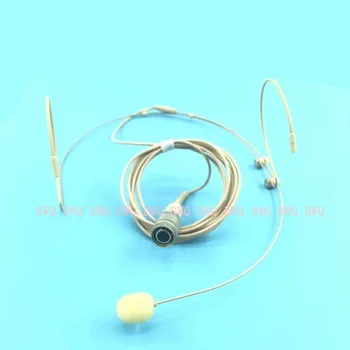 4 Piny Hirose Plug Headworn Mic Earset Headset Mikrofón Pre Audio Technica Bezdrôtový Bodypack AEW 4000a T1000a 5000a 5000 Hodnotené