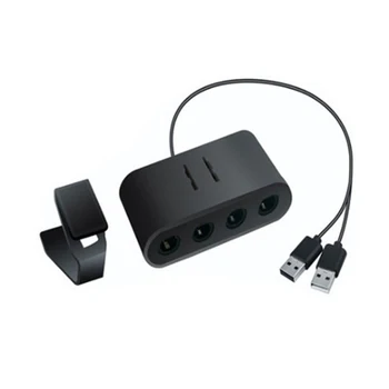 4 porty Prehrávač pre GameCube Radič Adaptér pre Wii-U na prepínanie NS alebo PC Rukoväť Kombinovaná Converter Adaptér
