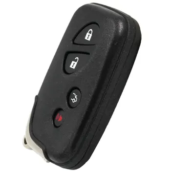 4 Tlačidlá Smart Remote príveskom Prípade Shell Pre Lexus GS430 ES350 GS350 LX570 IS350 RX350 IS250 3+1 butons s vložkou kľúč, kotúč