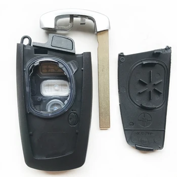 4 Tlačidlá Smart Remote Tlačidlo púzdro Fob Pre BMW F CAS4 5 Séria 7 Séria auto Náhradné Tlačidlo Prípade Kryt s Malým kľúč