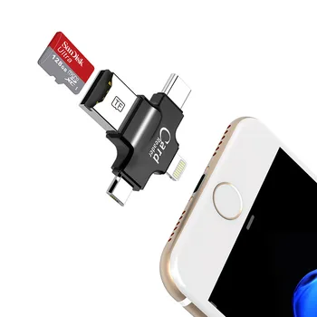 4 v 1 sandisk 32G Micro SD karta 64 G kl ' úč OTG USB Flash Disk pre iPhone 5s/5c/6/6 Plus/7/ipad OTG čítačka Kariet Pero Disk 16 G