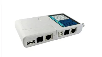 4 V 1 Sieťový Kábel Tester RJ45/RJ11/USB/BNC LAN Kábel Cat5 Cat6 Drôt Tester KÁBEL TESTER