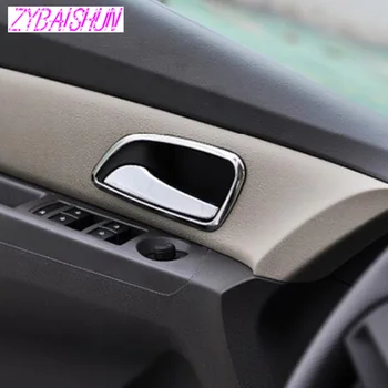 4 veci. pre Chevrolet Cruze sedan hatchback nehrdzavejúca oceľ príslušenstvo chrome interiérové dvere výbava strane-prijímanie dekorácie