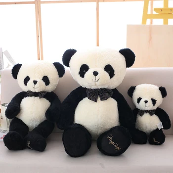 40/60/80 CM Kawaii Panda Plyšové Hračky Plyšové Mäkké Plyšové Zviera Cartoon Bábika Deti Narodeninám Domov Roztomilý Dekorácie
