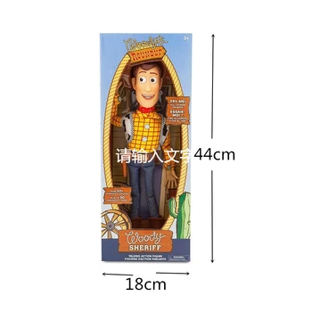 40 cm Anime Pixar Toy Story 3 4 Hovoriť Woody Jessie Akčné Figúrky Látkové Telo Model Bábiky Limited Kolekcia Hračiek Deti Darčeky