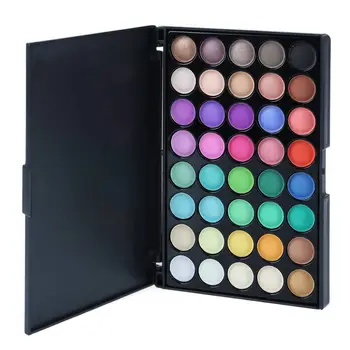 40 Farba Matný Eyeshadow Palety tvoria Zemi Očné tiene Kozmetické Lesk Nepremokavé Dlhotrvajúci make-up Nástroje AC889