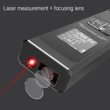 40 Metrov Presné Laserové Meranie Vzdialenosti Merač Digitálny Laserový Diaľkomer High-End Praktické Ručné Laserové Rangerfinder