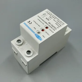 40A 230V Din lištu 3 LED automatické opätovné pripojenie cez napätie a pod napätie ochranné zariadenie chránič pre ochranu relé
