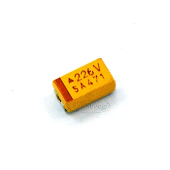 40pcs/SMD Tantal kondenzátor 226V 22UF 35V C typ 6032 Žltá Polárnych Žlče kondenzátor