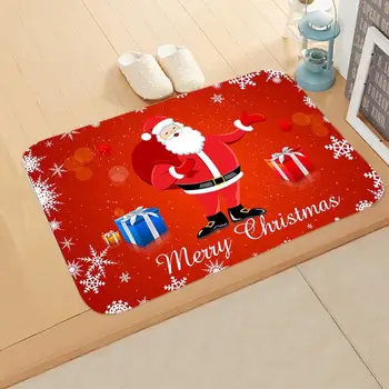 40x60 cm Vianoce Mat Veselé Vianočné Dekorácie pre Domov Santa Claus, Vianočné Ozdoby 2020 Vianočné Darčeky na Nový Rok 2021