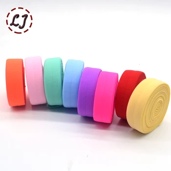 40yd/veľa môžete vybrať, 8 farieb 20 mm pásky elastické pásky značky popruhu výbava pevná pokrývku hlavy ručné DIY dekorácie remeslá 5 darčeky