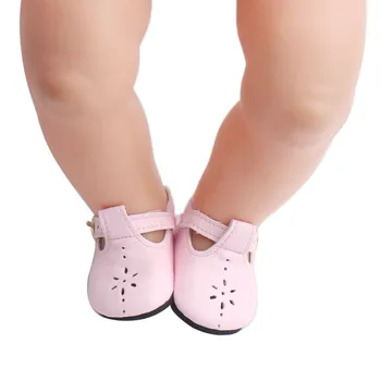 43 cm bábiky baby topánky novorodenca Ružová princezná šaty, topánky, hračky pre deti fit Americký 18-palcové Dievčatá bábiky g8