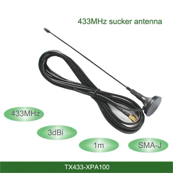 433Mhz antény sma anténu lora antény 3dbi SMA Konektor, Magnetické Základne 1m 2m 3m Kábel