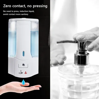 450ml Automatické Mydla Touchless Inteligentný Senzor Šampón čistiaceho prostriedku Dávkovač na Stenu Sterilizovať Fľaše Pre Kúpeľňa