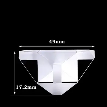 49x22.8x17.2 mm Optické Sklo Pravého Uhla Roof Prism K9 Svetelné Spektrum, Fyzika
