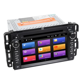 4GB DSP 1Din GPS Rádio Android 10 Auto DVD Prehrávač pre GMC Sierra Yukon Denali Acadia Savana Chevrolet Express Traverz Rovnodennosti CD